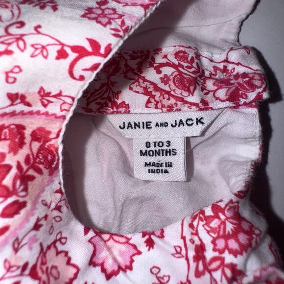 Janie and Jack Baby Newborn-3mos Dress Bundle Cotton Floral Designer - Picture 2 of 9